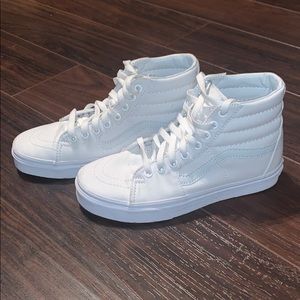White high top vans